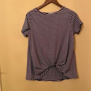 Sooo Cute Top in Navy/White Stripe by Thyme and Honey. Brand New.